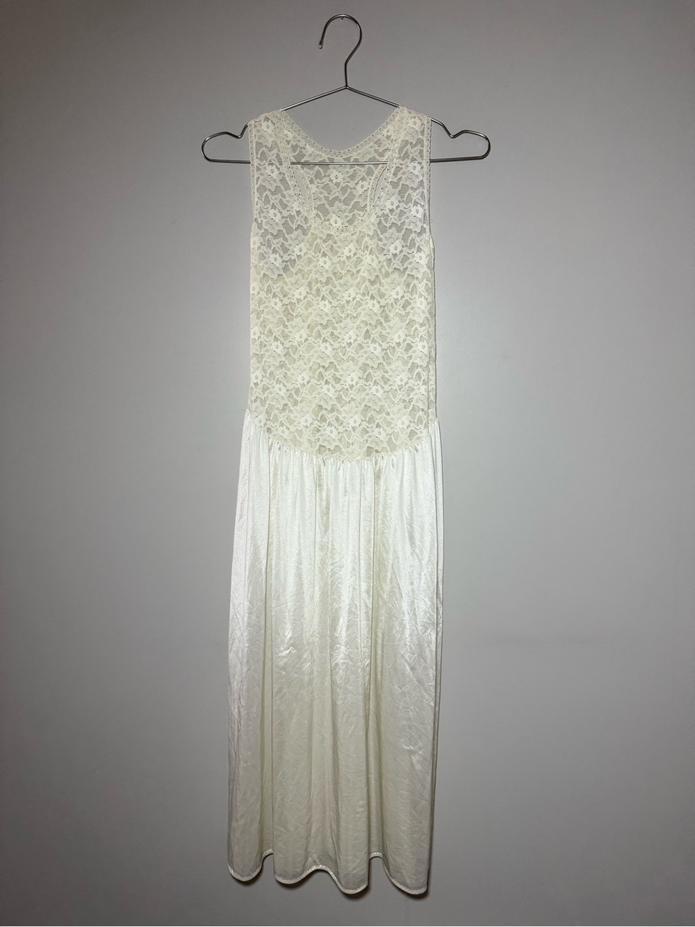 Vintage Tom Bezduda Barad & Co White Lingerie Gown Union Made Size L | Feminine